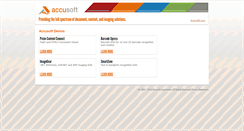 Desktop Screenshot of demos.accusoft.com